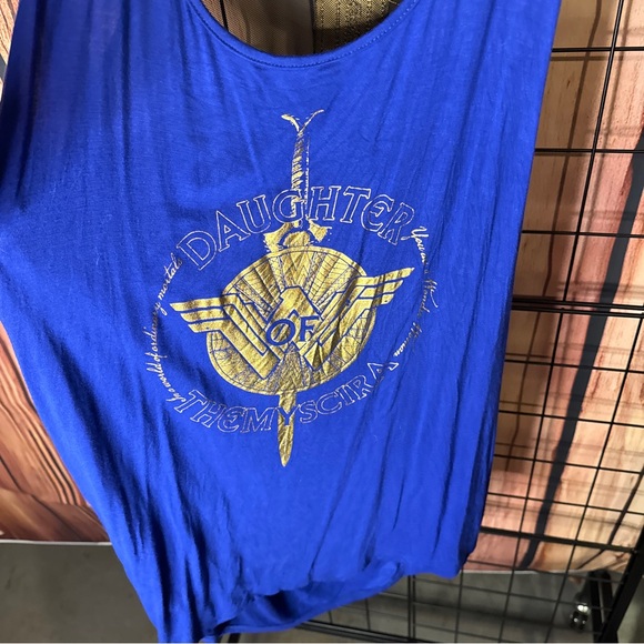 Hot Topic - Wonder Woman Sword Tank Top - Blue - 2x - Picture 3 of 9